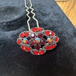 Cara New York Rhinestone Hair Pin Elegant Fancy Wedding Prom Formal Gorgeous NEW